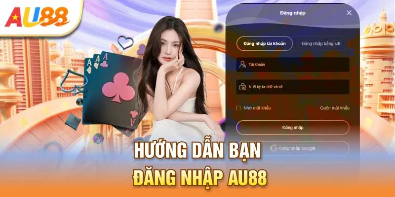 Hướng dẫn bạn đăng nhập Au888